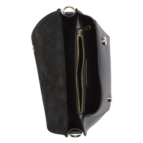 ISADORA Made In Italy Leather Geo Crossbody - Picture 3 of 4